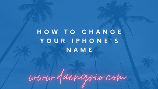 How to Change Your iPhone's Name