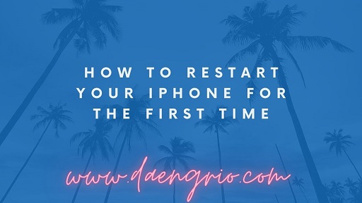 How to Restart Your iPhone for the First Time