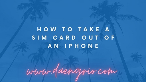 How to Take a SIM Card Out of an iPhone