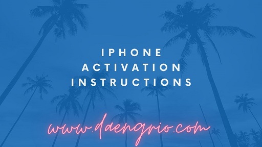 iPhone Activation Instructions