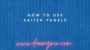 How to Use Saitek Panels